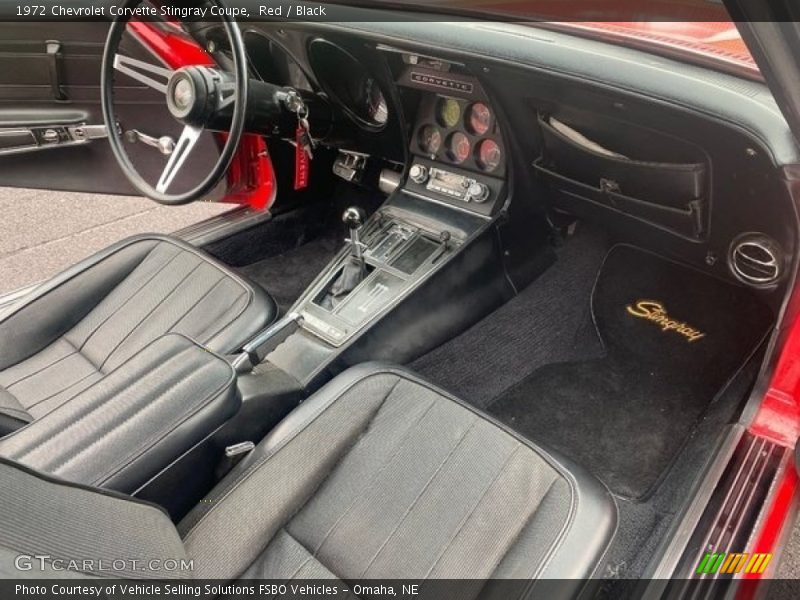  1972 Corvette Stingray Coupe Black Interior