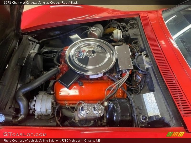  1972 Corvette Stingray Coupe Engine - 454 cid OHV 16-Valve V8