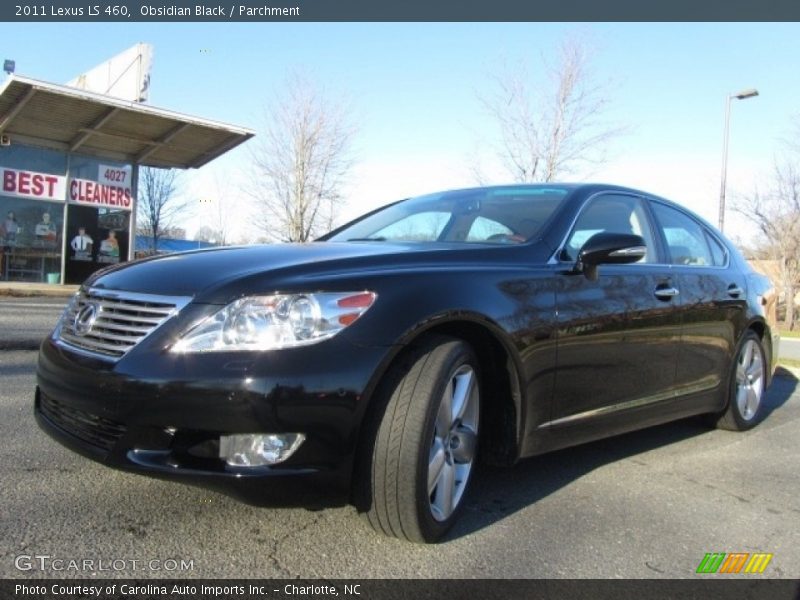 Obsidian Black / Parchment 2011 Lexus LS 460