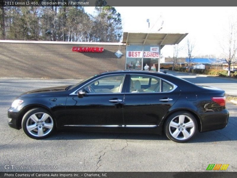 Obsidian Black / Parchment 2011 Lexus LS 460