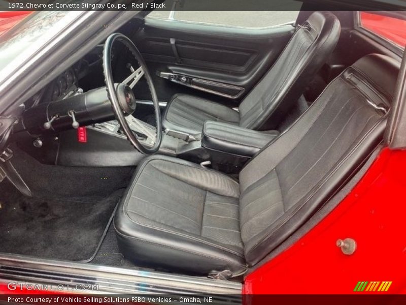 Front Seat of 1972 Corvette Stingray Coupe