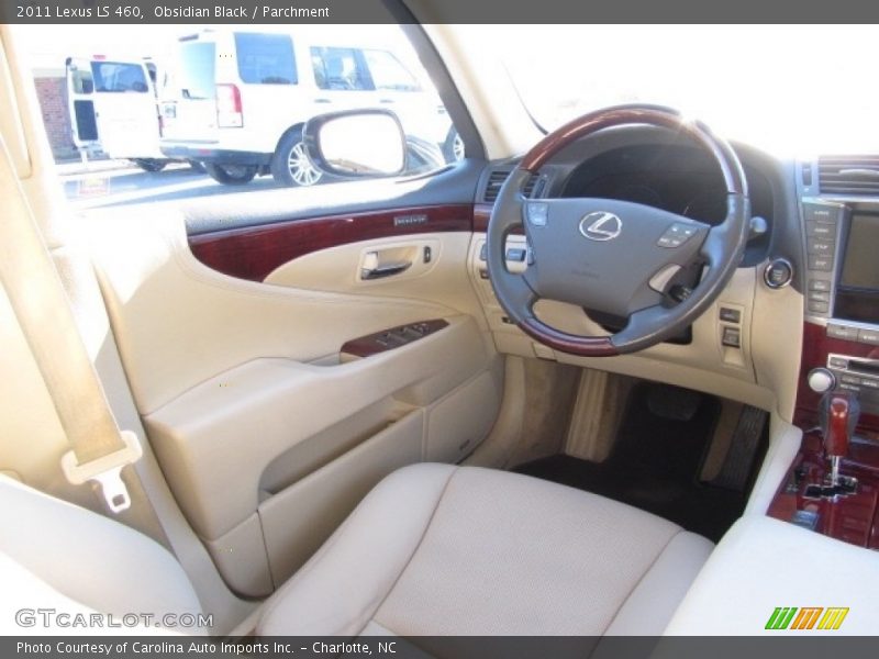 Obsidian Black / Parchment 2011 Lexus LS 460