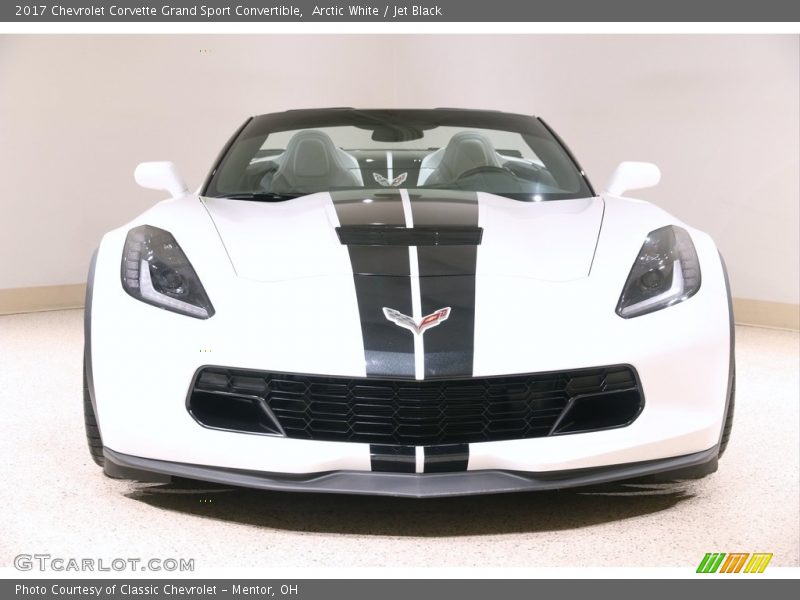 Arctic White / Jet Black 2017 Chevrolet Corvette Grand Sport Convertible