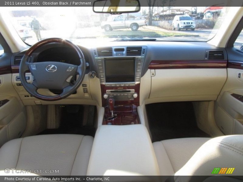 Obsidian Black / Parchment 2011 Lexus LS 460