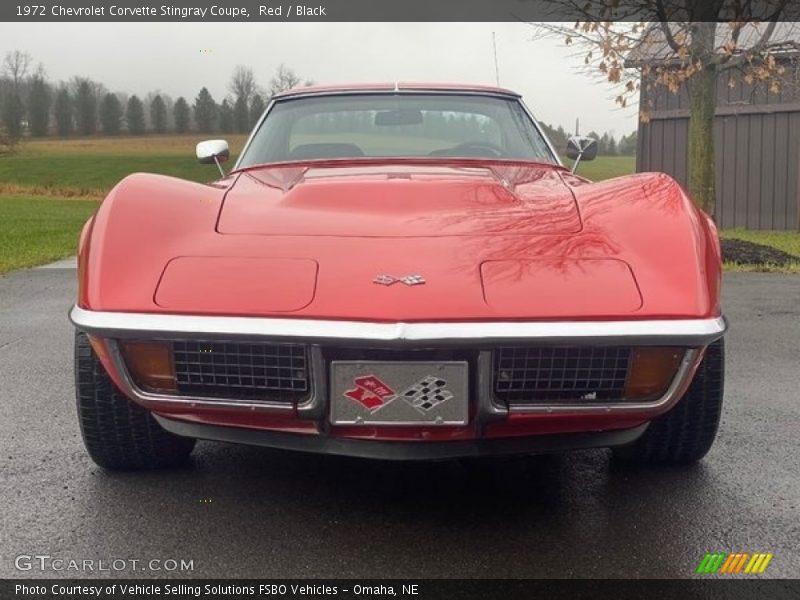 Red / Black 1972 Chevrolet Corvette Stingray Coupe