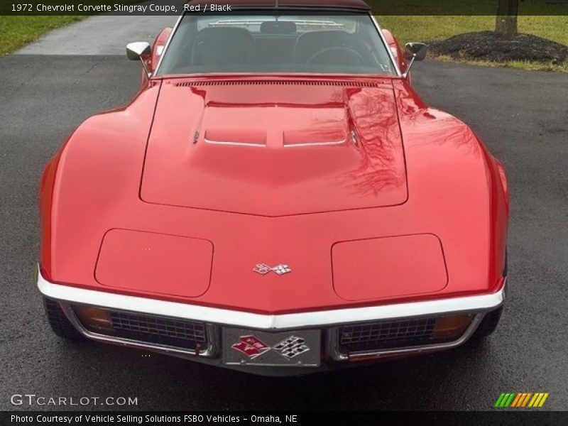 Red / Black 1972 Chevrolet Corvette Stingray Coupe