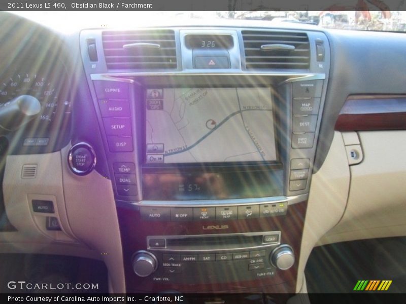 Obsidian Black / Parchment 2011 Lexus LS 460