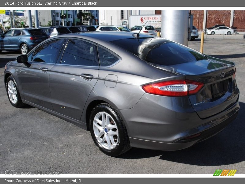 Sterling Gray / Charcoal Black 2014 Ford Fusion SE