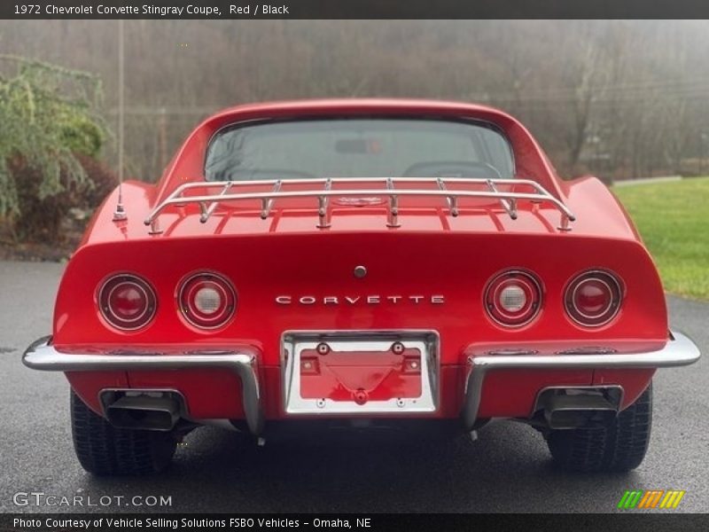 Red / Black 1972 Chevrolet Corvette Stingray Coupe