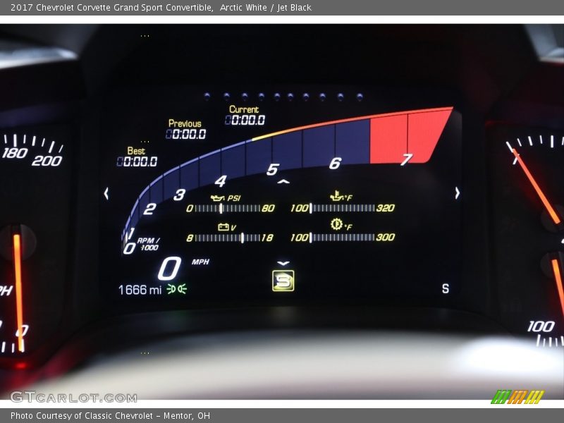  2017 Corvette Grand Sport Convertible Grand Sport Convertible Gauges