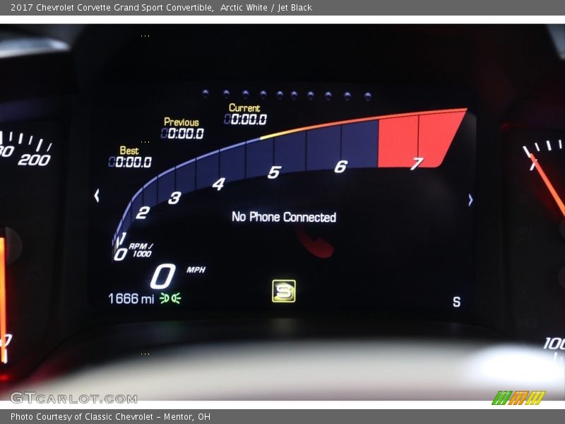 Arctic White / Jet Black 2017 Chevrolet Corvette Grand Sport Convertible
