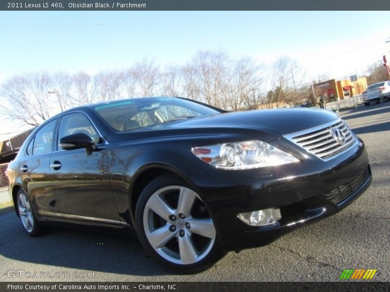 Obsidian Black / Parchment 2011 Lexus LS 460