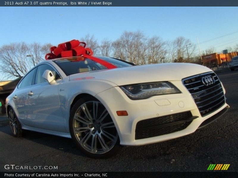 Ibis White / Velvet Beige 2013 Audi A7 3.0T quattro Prestige