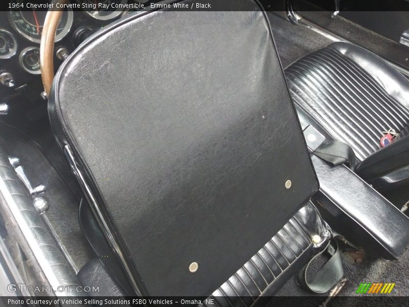 Front Seat of 1964 Corvette Sting Ray Convertible