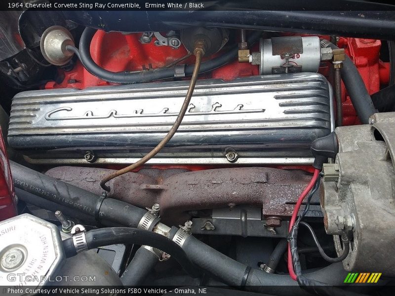  1964 Corvette Sting Ray Convertible Engine - 327ci. V8