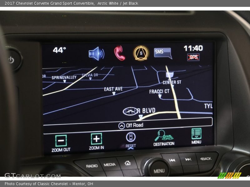Arctic White / Jet Black 2017 Chevrolet Corvette Grand Sport Convertible