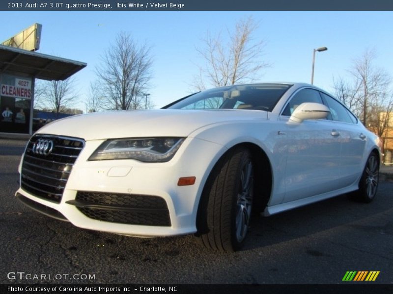 Ibis White / Velvet Beige 2013 Audi A7 3.0T quattro Prestige