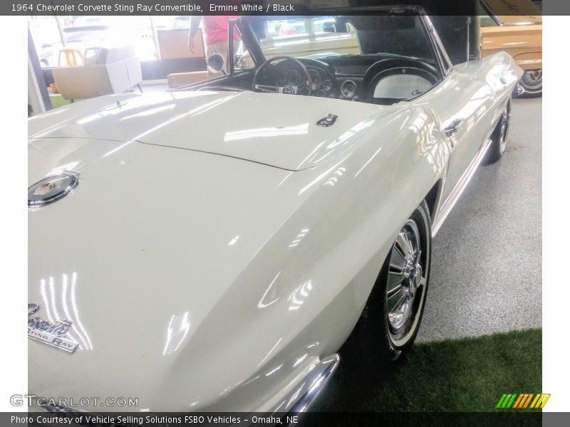 Ermine White / Black 1964 Chevrolet Corvette Sting Ray Convertible
