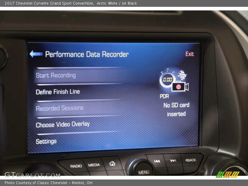 Arctic White / Jet Black 2017 Chevrolet Corvette Grand Sport Convertible