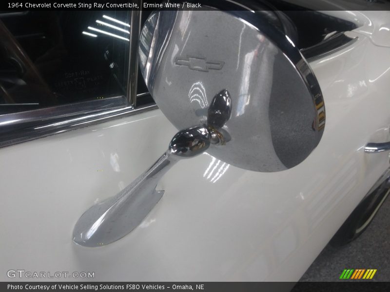 Ermine White / Black 1964 Chevrolet Corvette Sting Ray Convertible