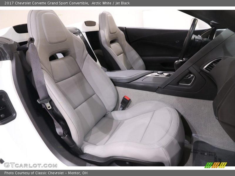 Arctic White / Jet Black 2017 Chevrolet Corvette Grand Sport Convertible