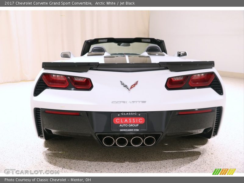Arctic White / Jet Black 2017 Chevrolet Corvette Grand Sport Convertible
