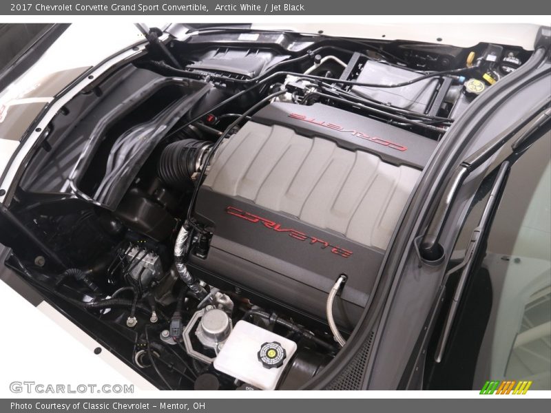 Arctic White / Jet Black 2017 Chevrolet Corvette Grand Sport Convertible