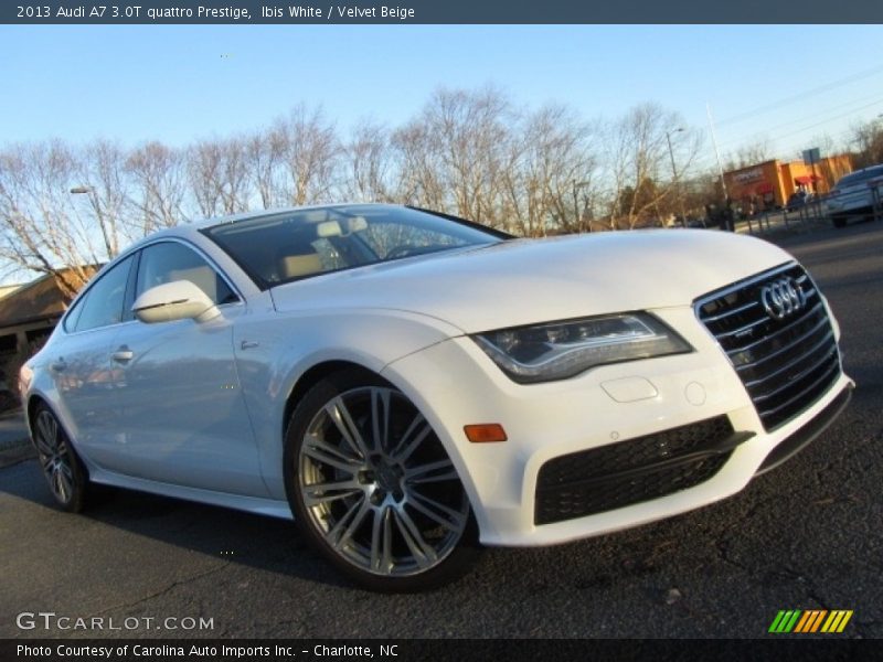 Ibis White / Velvet Beige 2013 Audi A7 3.0T quattro Prestige