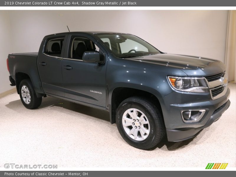 Shadow Gray Metallic / Jet Black 2019 Chevrolet Colorado LT Crew Cab 4x4