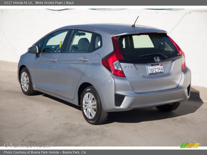 White Orchid Pearl / Black 2017 Honda Fit LX