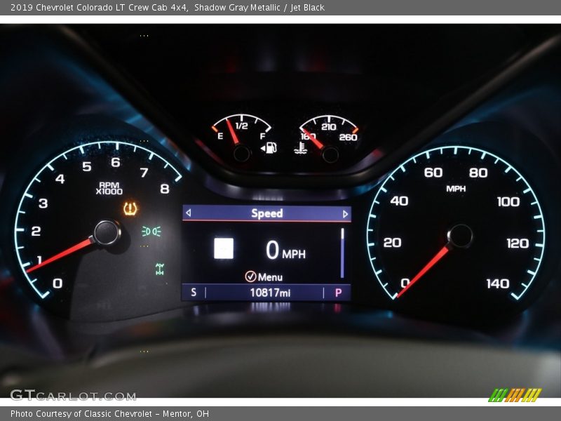 Shadow Gray Metallic / Jet Black 2019 Chevrolet Colorado LT Crew Cab 4x4