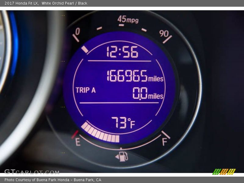 White Orchid Pearl / Black 2017 Honda Fit LX