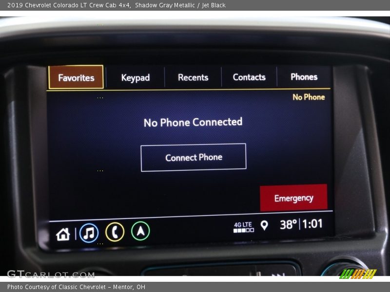 Shadow Gray Metallic / Jet Black 2019 Chevrolet Colorado LT Crew Cab 4x4