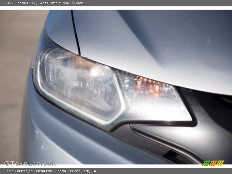 White Orchid Pearl / Black 2017 Honda Fit LX