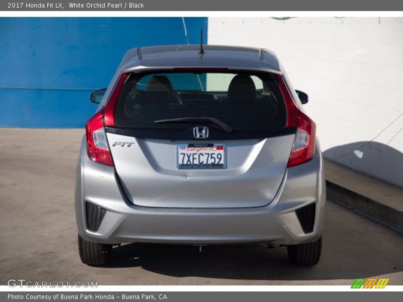 White Orchid Pearl / Black 2017 Honda Fit LX