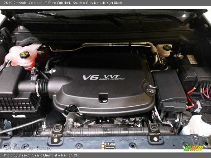 Shadow Gray Metallic / Jet Black 2019 Chevrolet Colorado LT Crew Cab 4x4