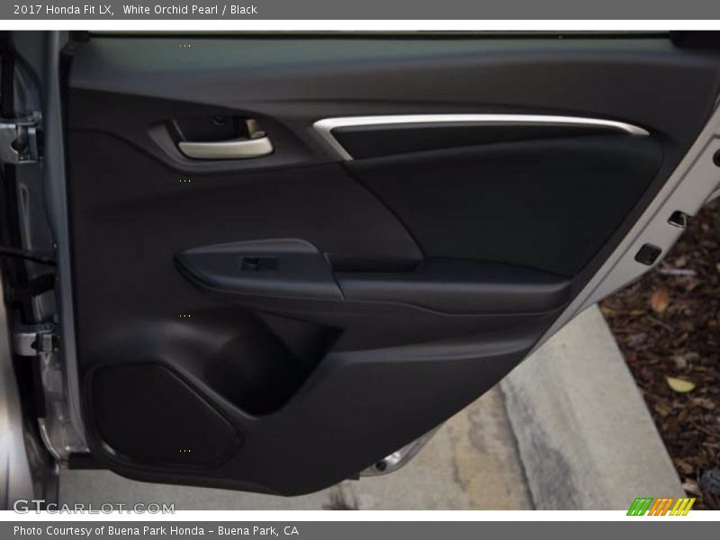 White Orchid Pearl / Black 2017 Honda Fit LX