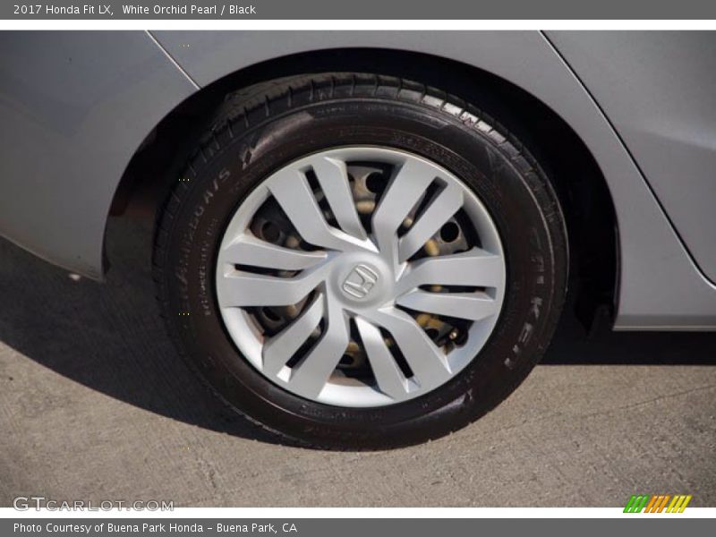 White Orchid Pearl / Black 2017 Honda Fit LX