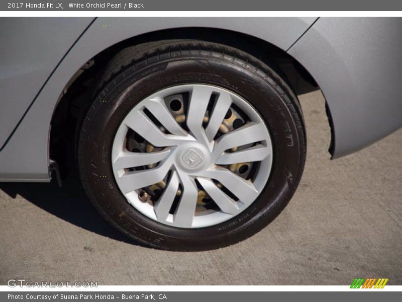 White Orchid Pearl / Black 2017 Honda Fit LX