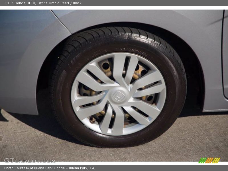 White Orchid Pearl / Black 2017 Honda Fit LX