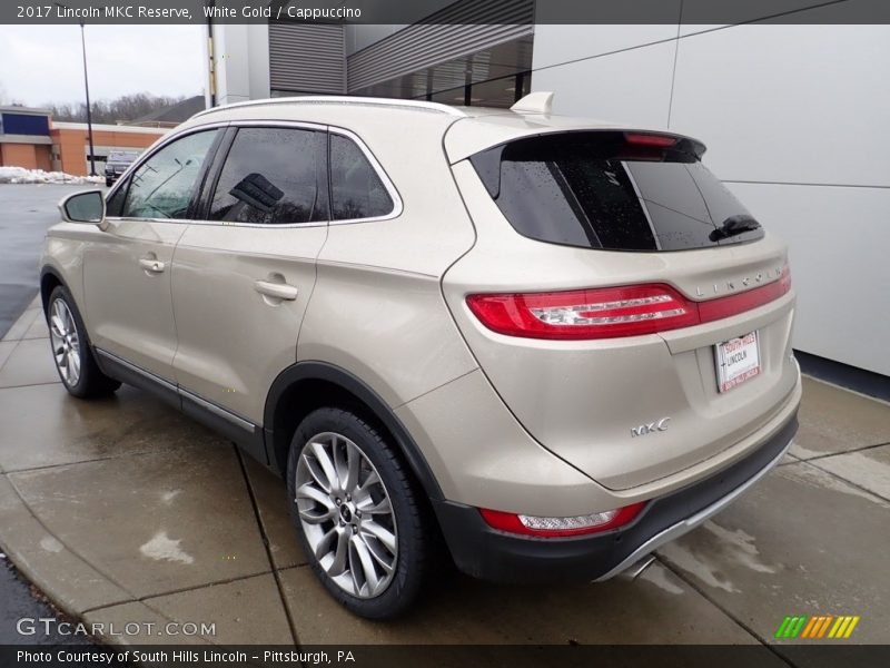 White Gold / Cappuccino 2017 Lincoln MKC Reserve
