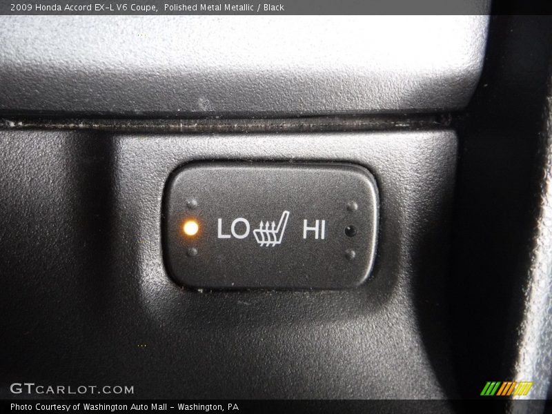 Polished Metal Metallic / Black 2009 Honda Accord EX-L V6 Coupe