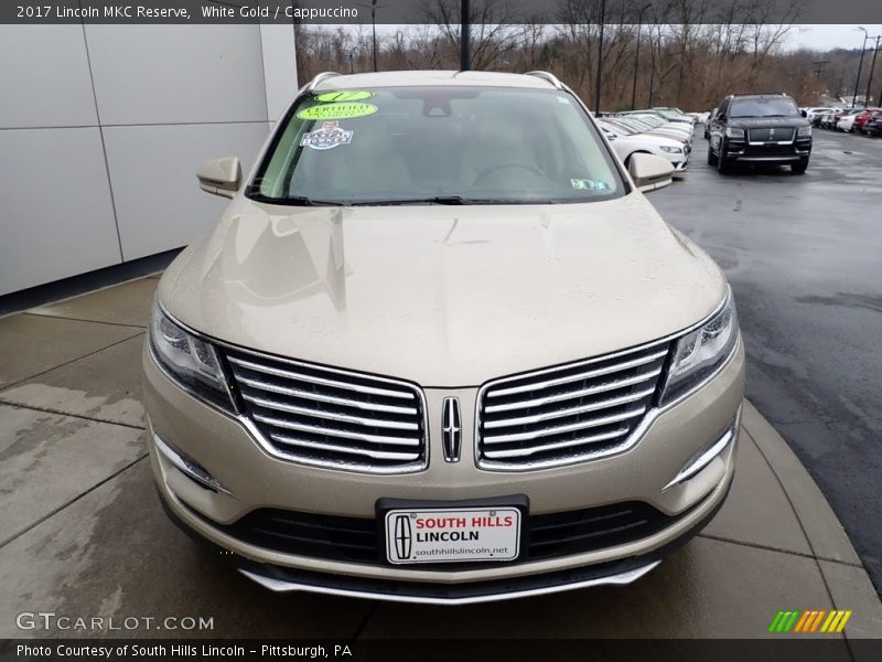 White Gold / Cappuccino 2017 Lincoln MKC Reserve