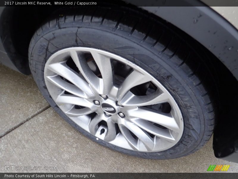 White Gold / Cappuccino 2017 Lincoln MKC Reserve