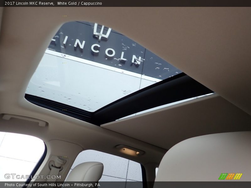 White Gold / Cappuccino 2017 Lincoln MKC Reserve