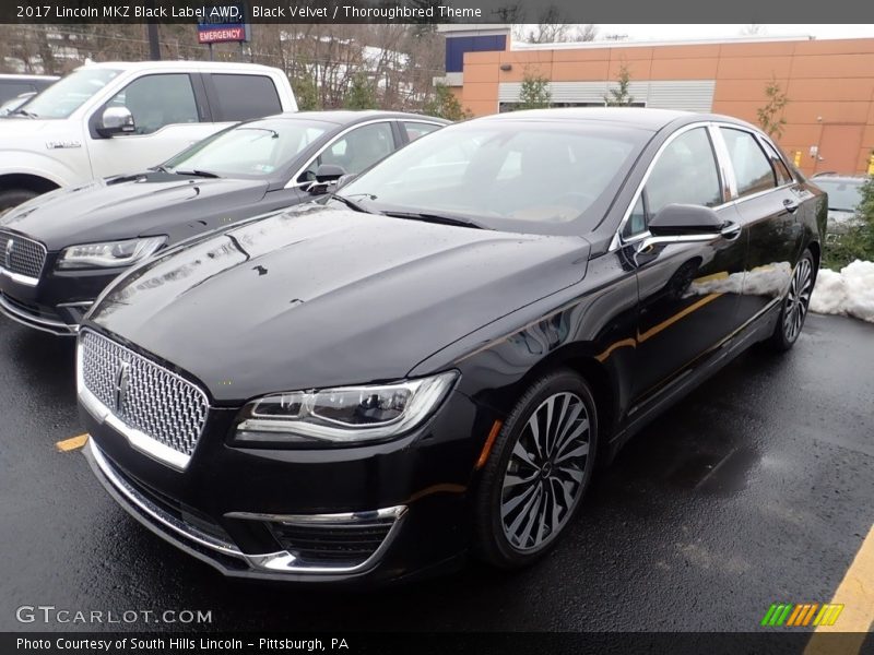 Black Velvet / Thoroughbred Theme 2017 Lincoln MKZ Black Label AWD