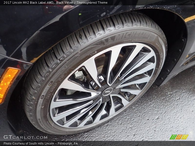 Black Velvet / Thoroughbred Theme 2017 Lincoln MKZ Black Label AWD