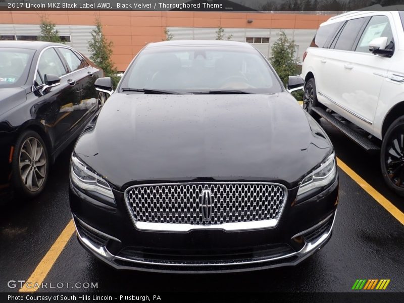 Black Velvet / Thoroughbred Theme 2017 Lincoln MKZ Black Label AWD