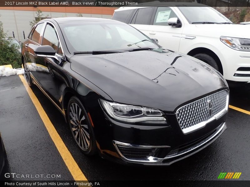 Black Velvet / Thoroughbred Theme 2017 Lincoln MKZ Black Label AWD