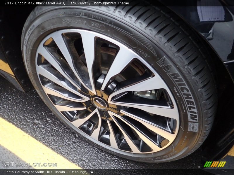 Black Velvet / Thoroughbred Theme 2017 Lincoln MKZ Black Label AWD
